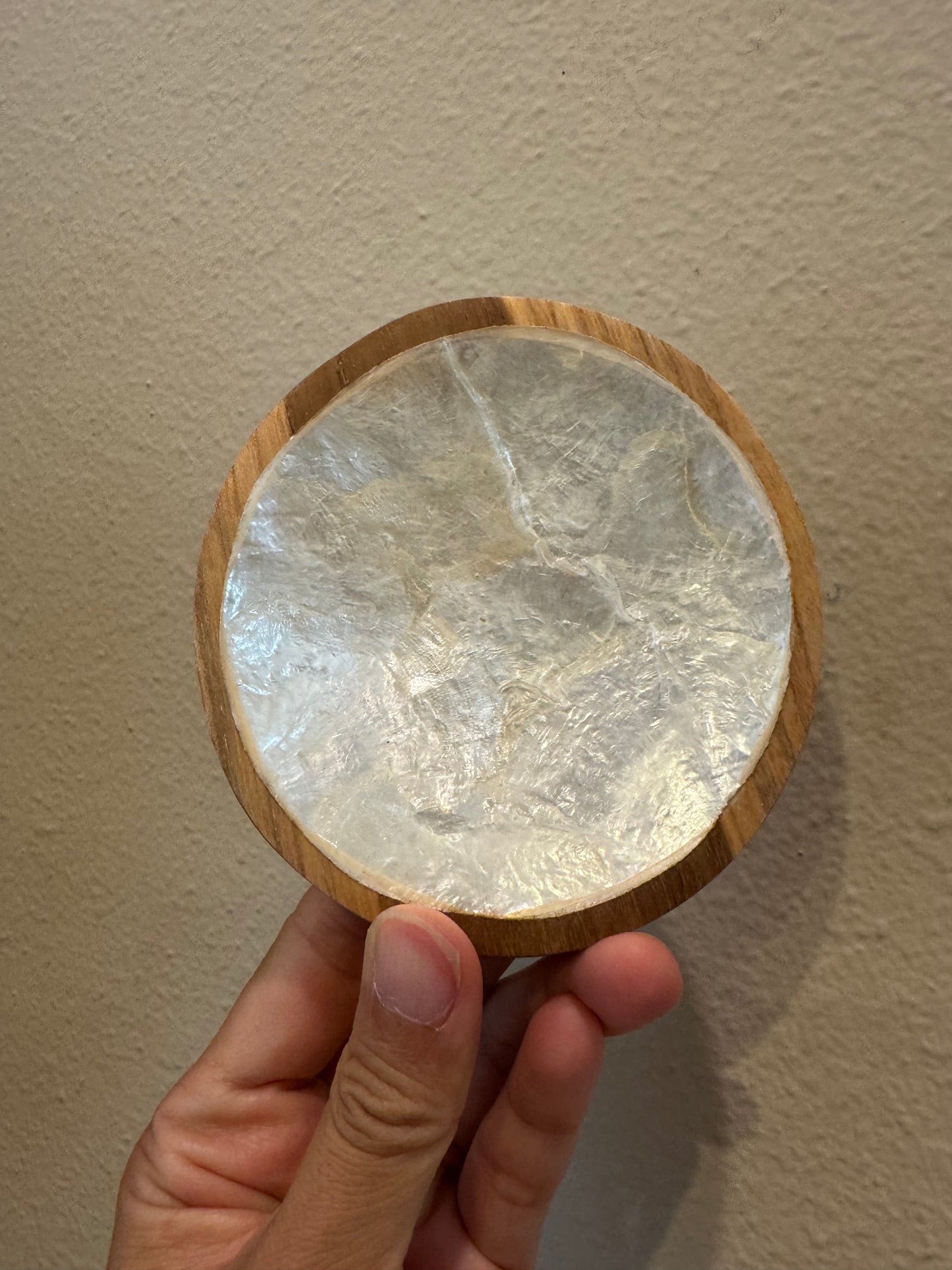 Capiz soap dish