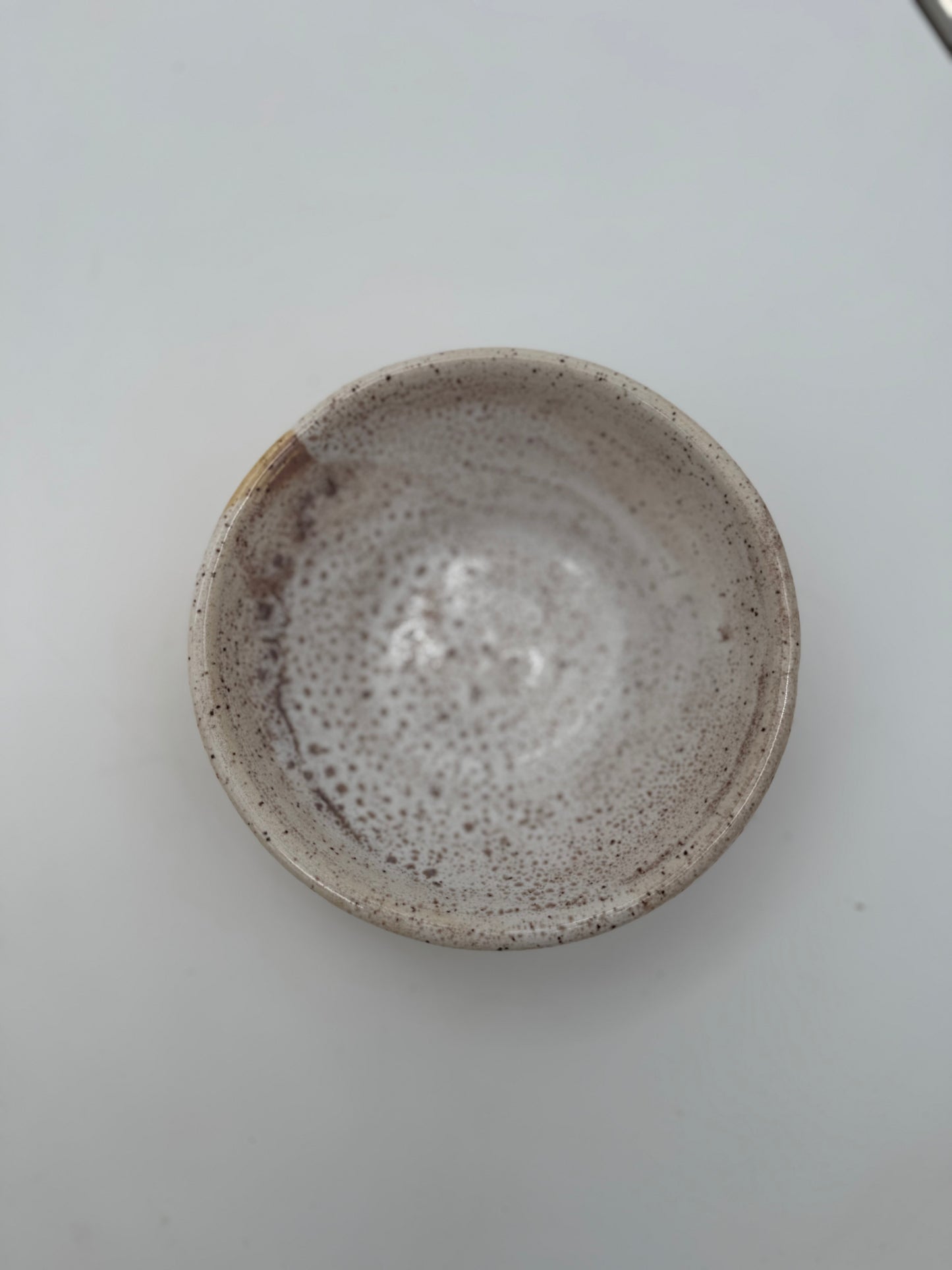 Ceramic hyacinth speckle mini bowl