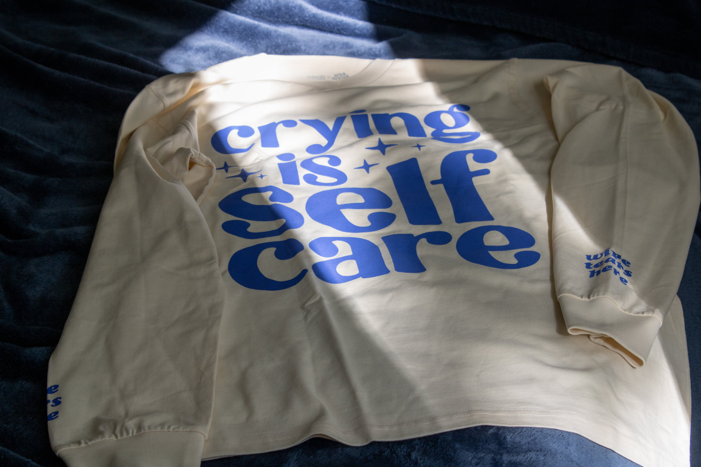 crying is self care kit