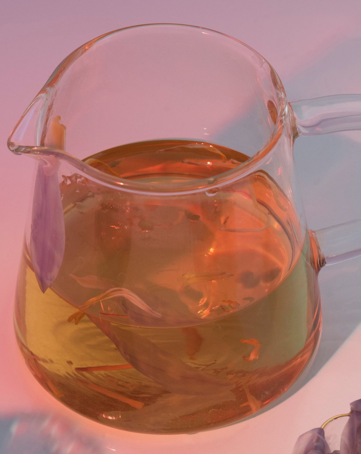 Small glass pot