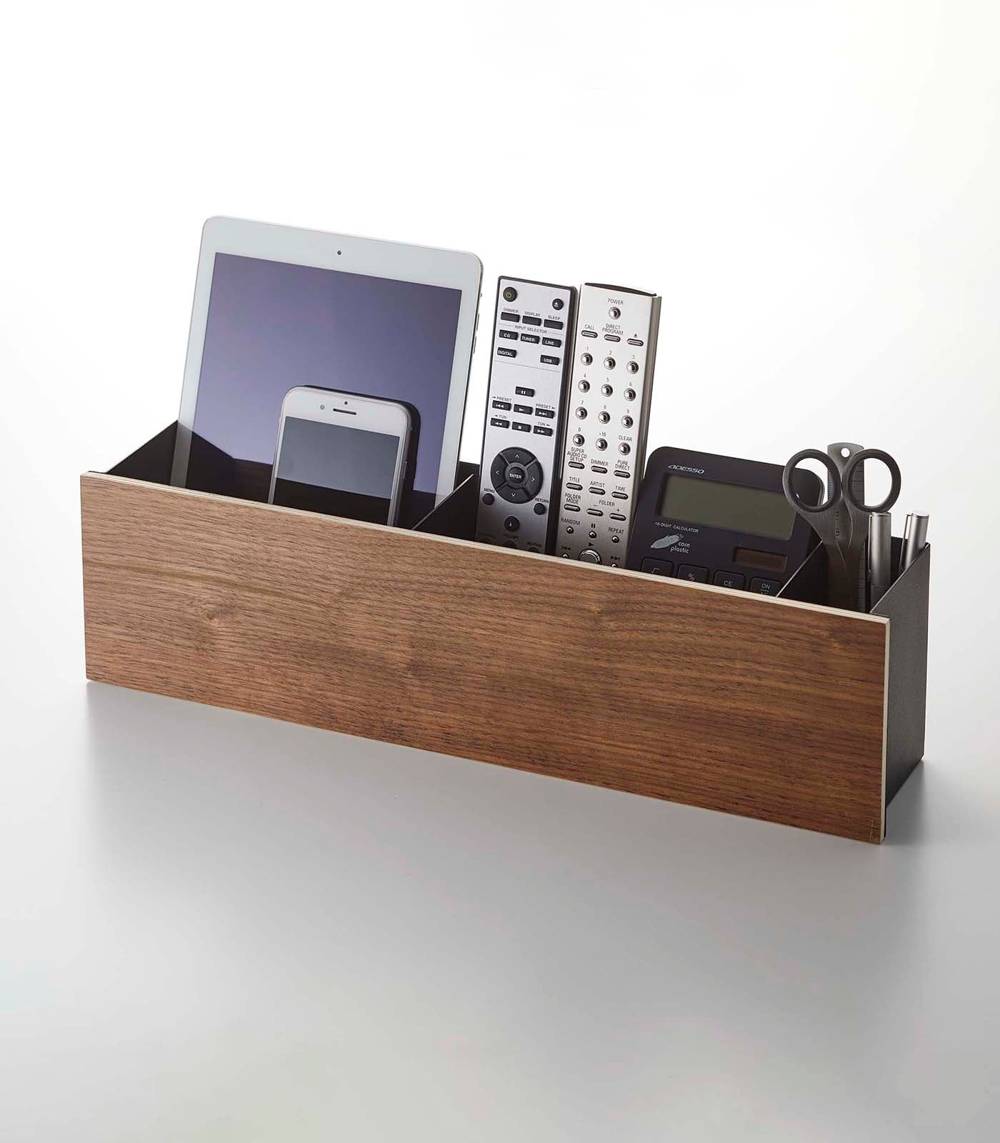 Desk Organizer - Large - Steel + Wood