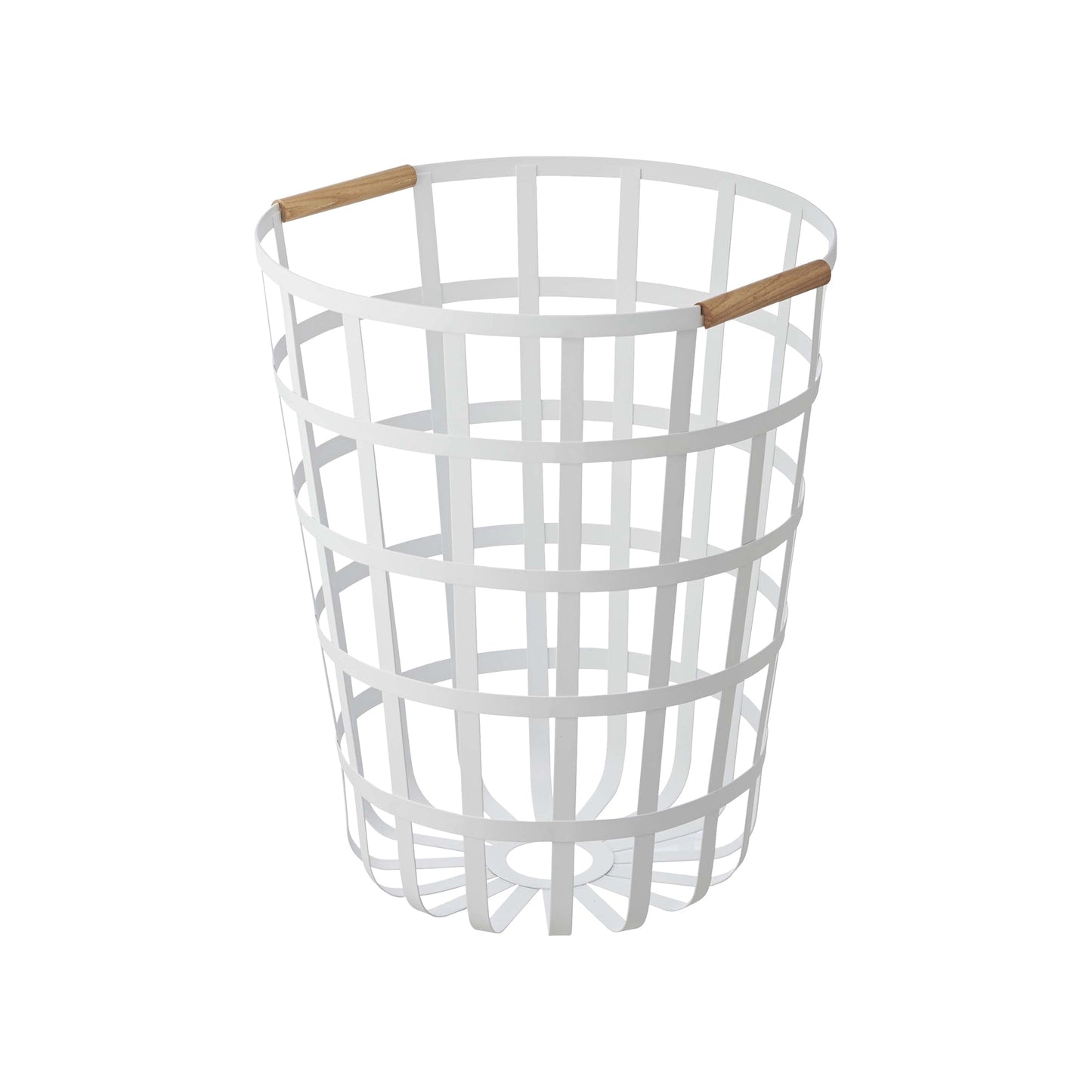 Wire Basket (18" H) - Steel + Wood