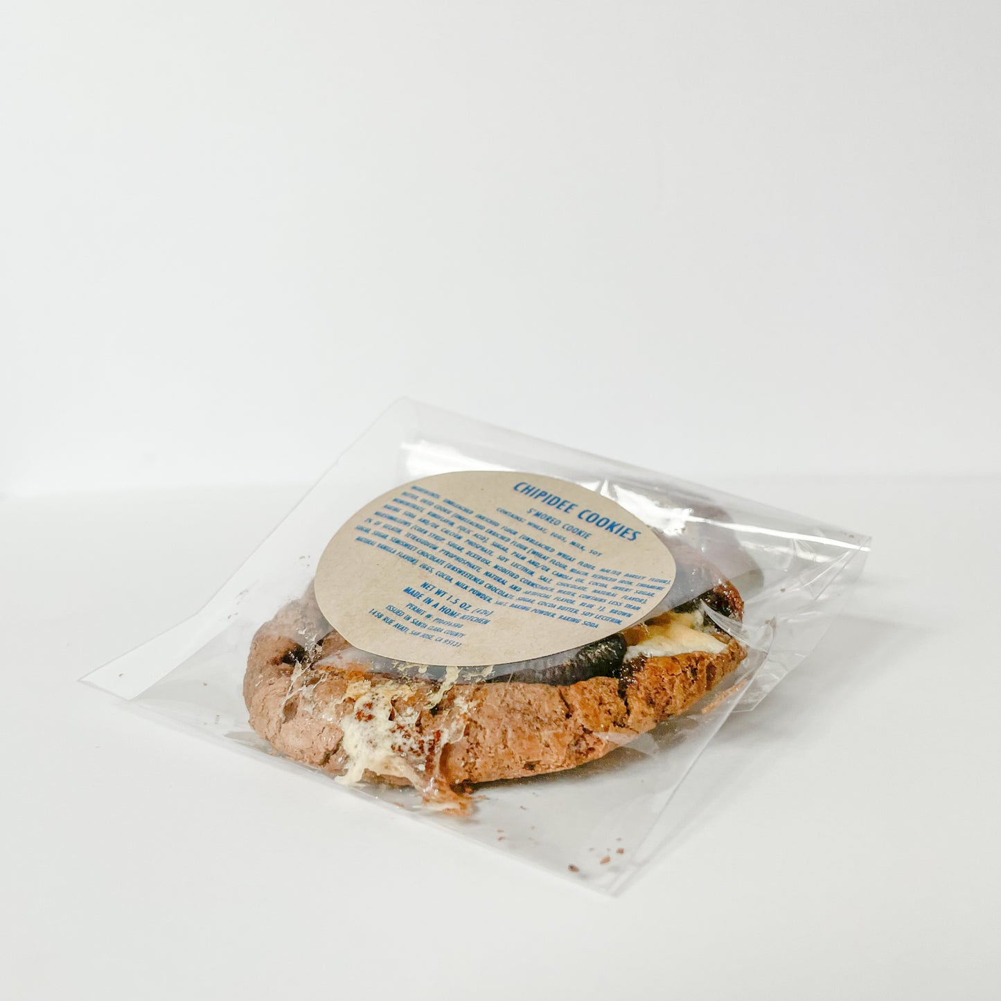 Another unique Chipidee flavor is the s'mored cookie.