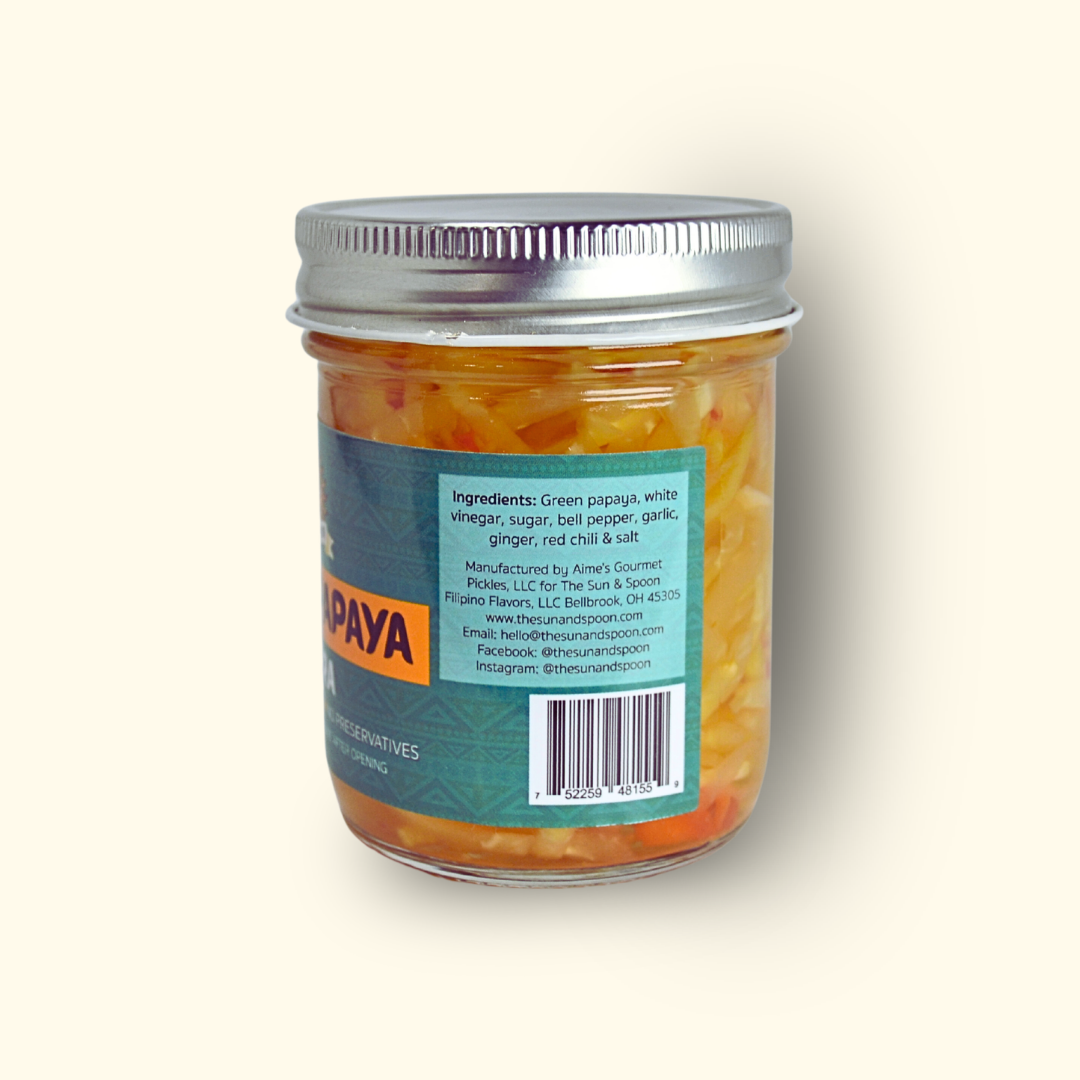 Pickled Papaya Atsara Petite Jar (8 oz)