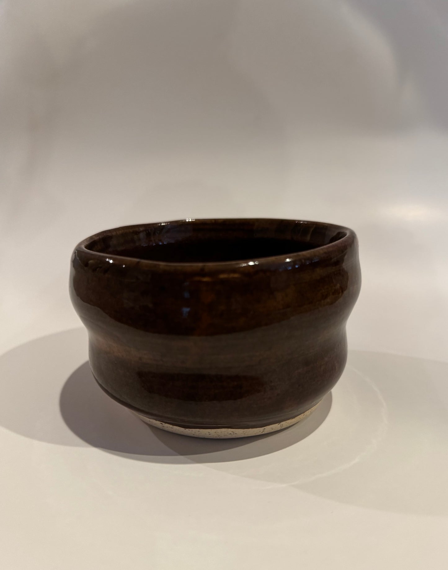 Ceramic brown mug