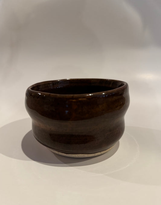 Ceramic brown mug