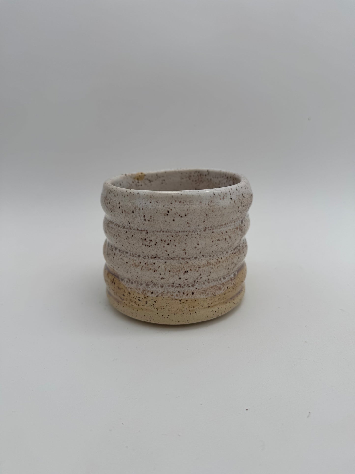 Ceramic hyacinth speckle tallish mug