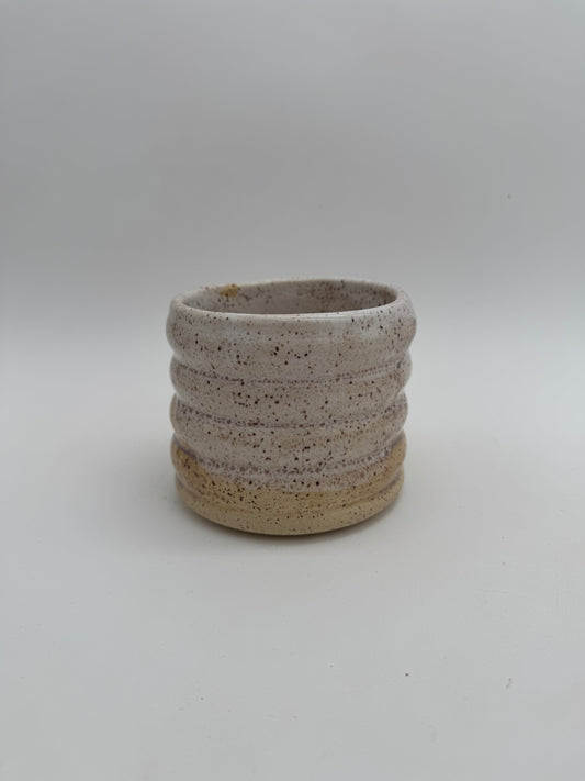 Ceramic hyacinth speckle tallish mug