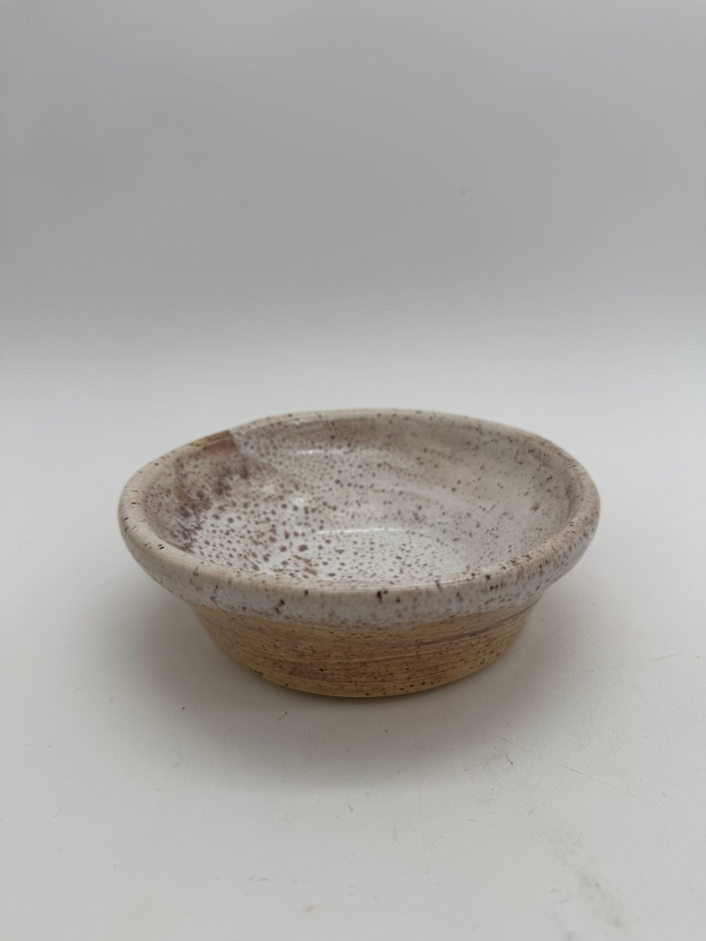 Ceramic hyacinth speckle mini bowl