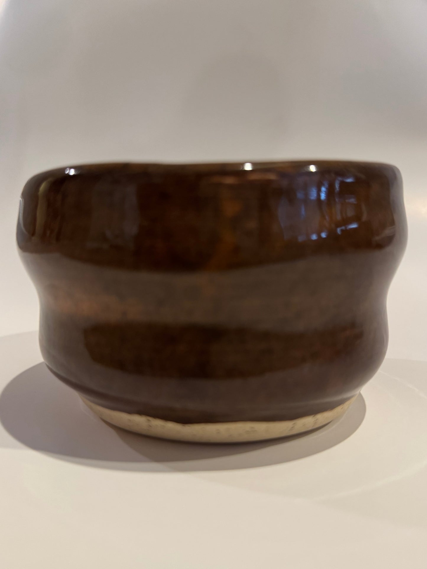 Ceramic brown mug