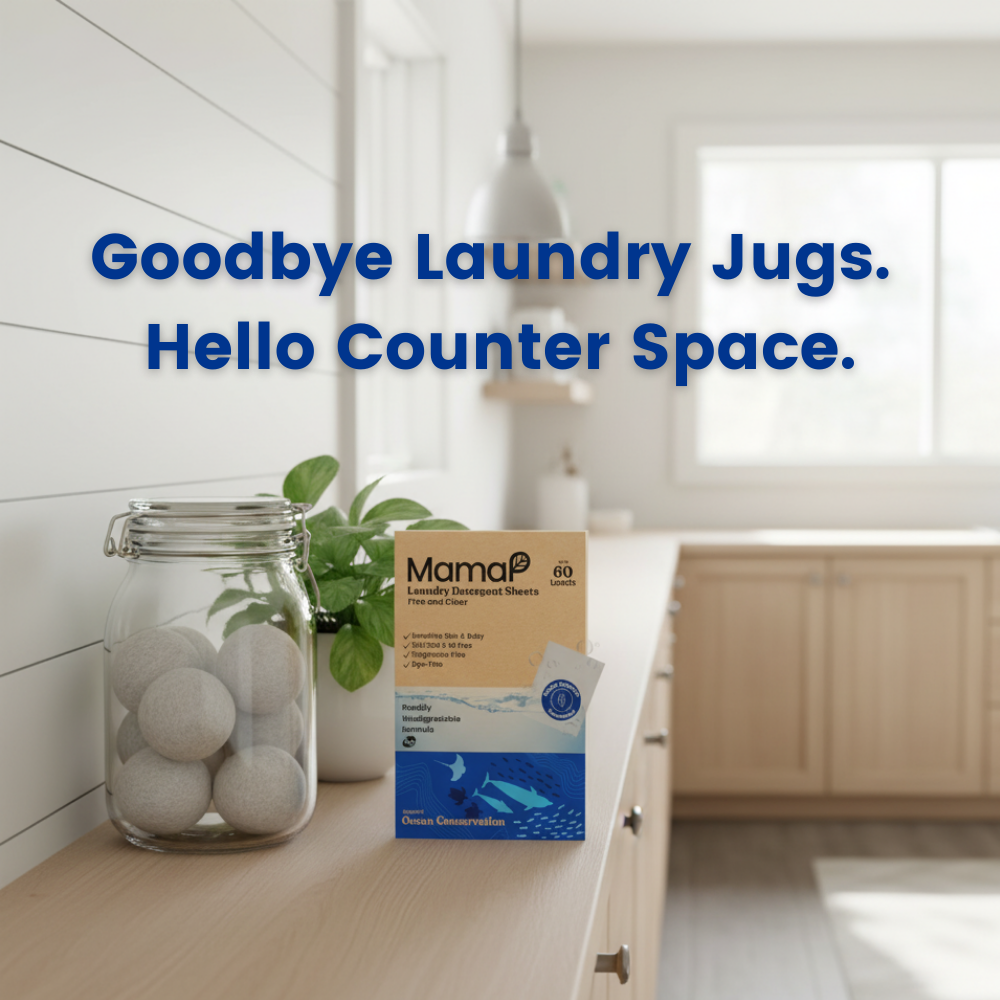 SLS-Free Laundry Detergent Sheets (Sensitive Skin)