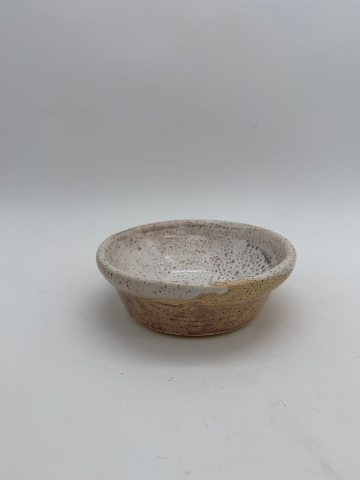 Ceramic hyacinth speckle mini bowl