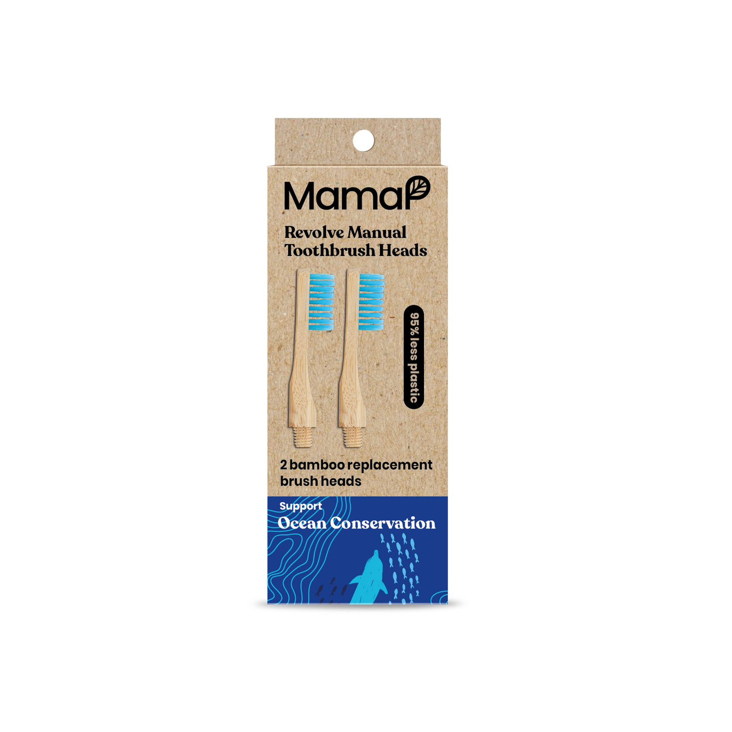 Revolve Manual Toothbrush Heads - Ocean Conservation