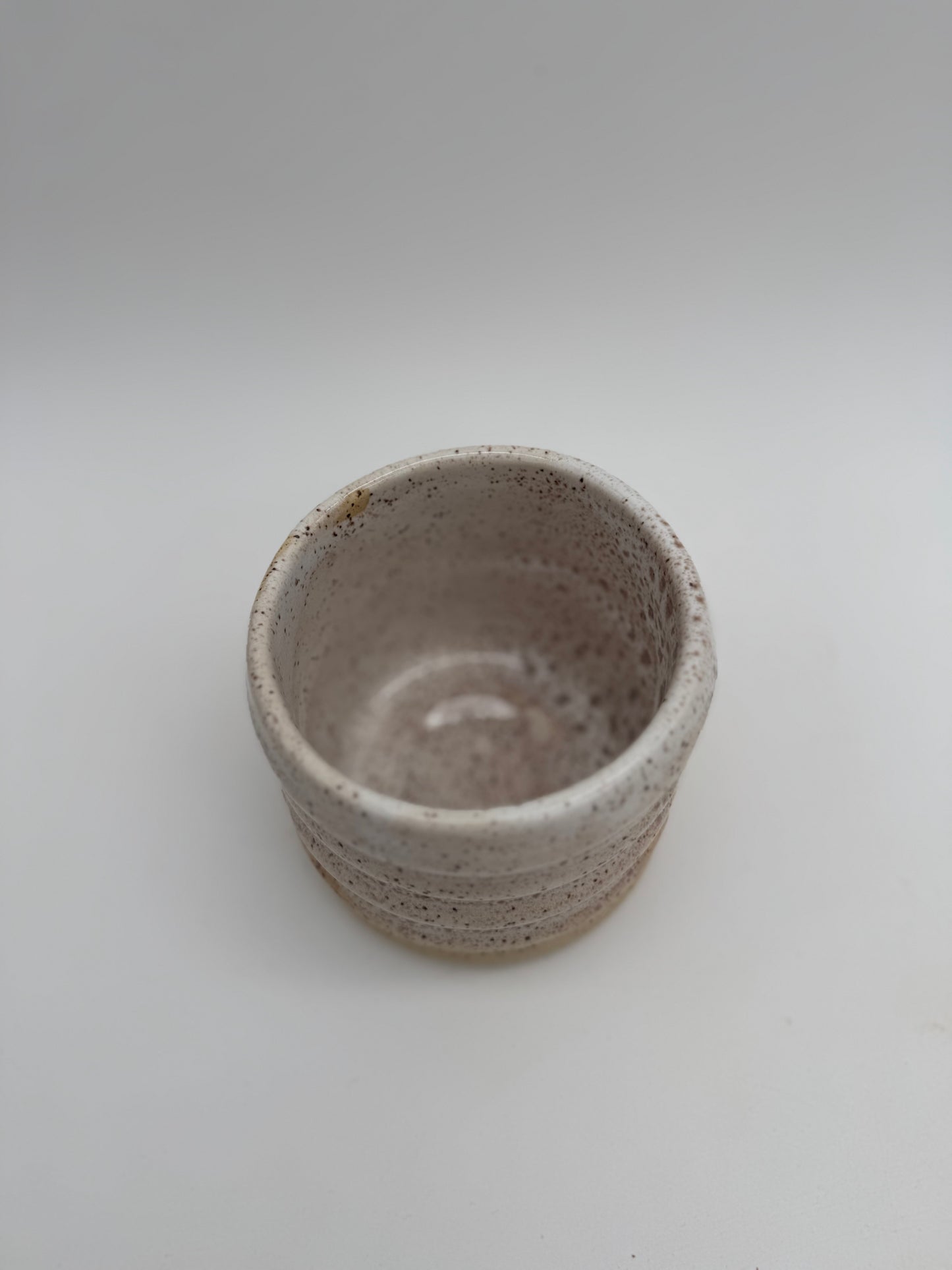 Ceramic hyacinth speckle tallish mug