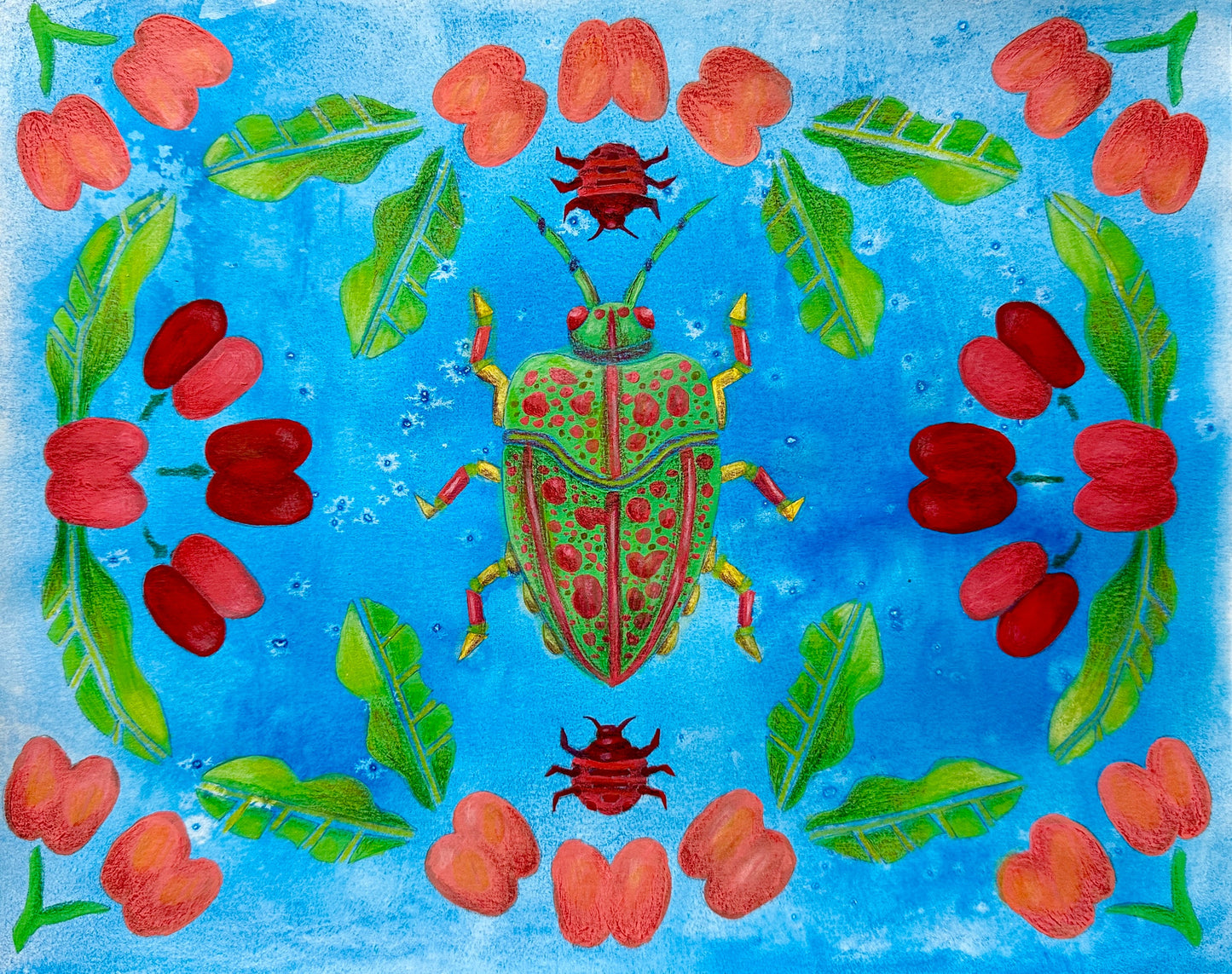 Koa Bug & ʻAʻaliʻi Print