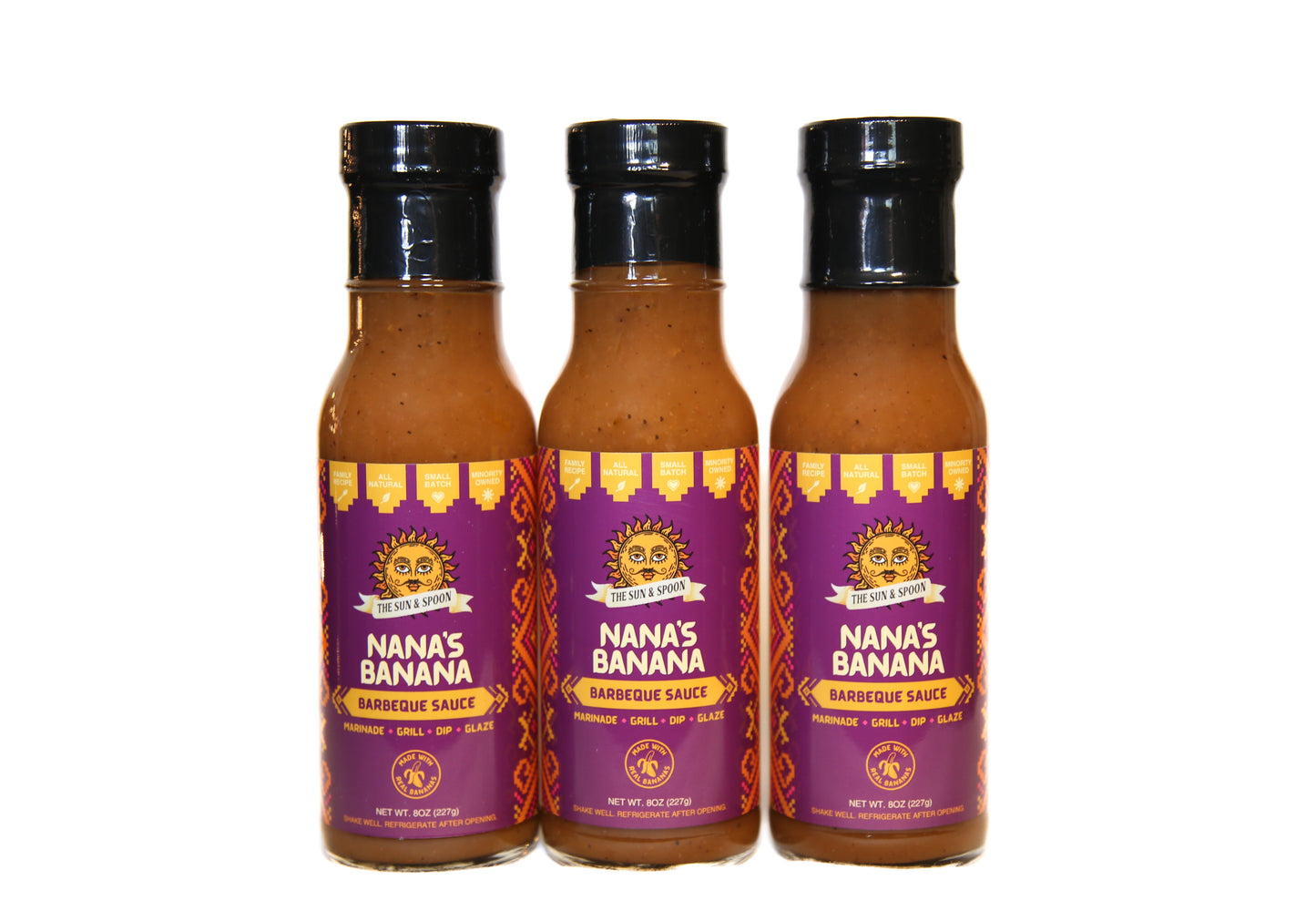 Nana's Banana Barbeque Sauce Triple Set (Best Value - Save $2)