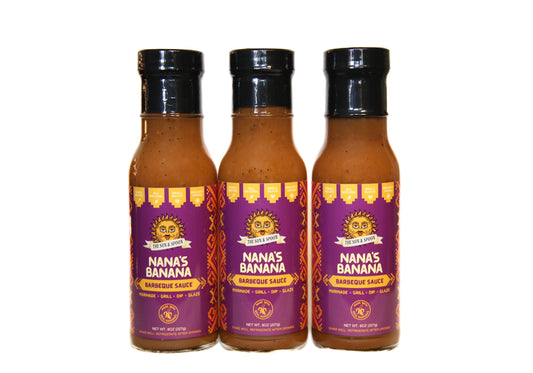 Nana's Banana Barbeque Sauce Triple Set (Best Value - Save $2)