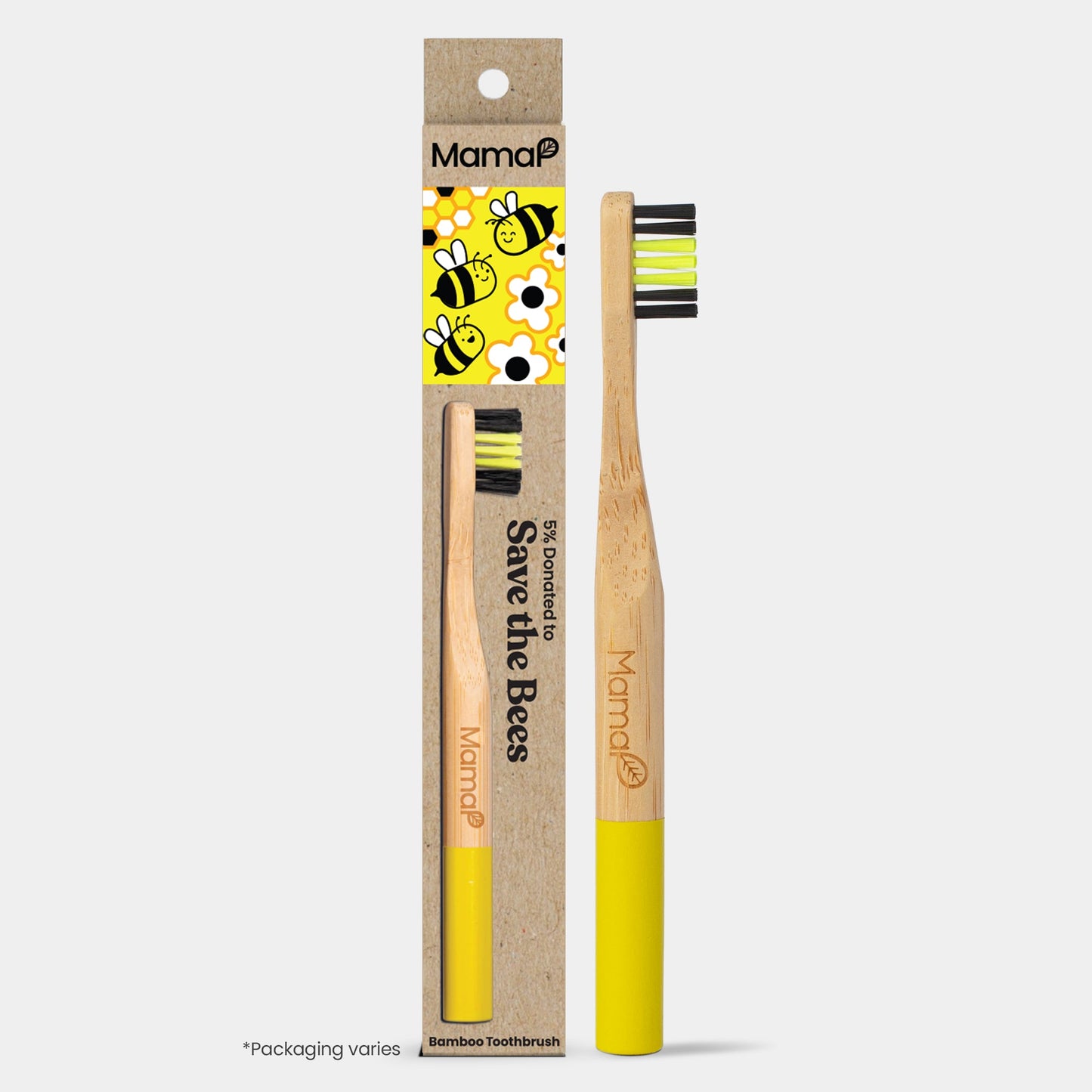 Kids Bamboo Toothbrush Save The Bees