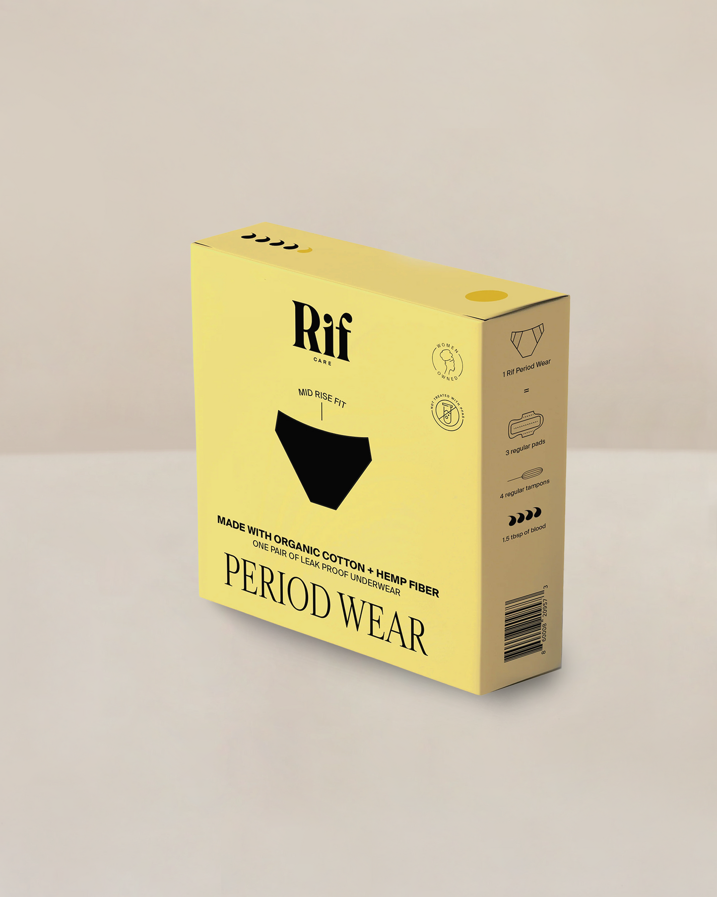 Organic Cotton and Hemp fiber Leakproof Period Undies – PFA-Free Rif Care