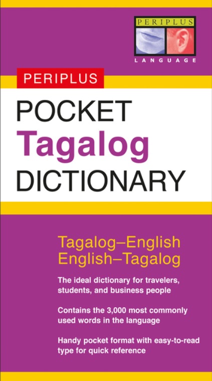 Tagalog English Dictionary - 3,000 words