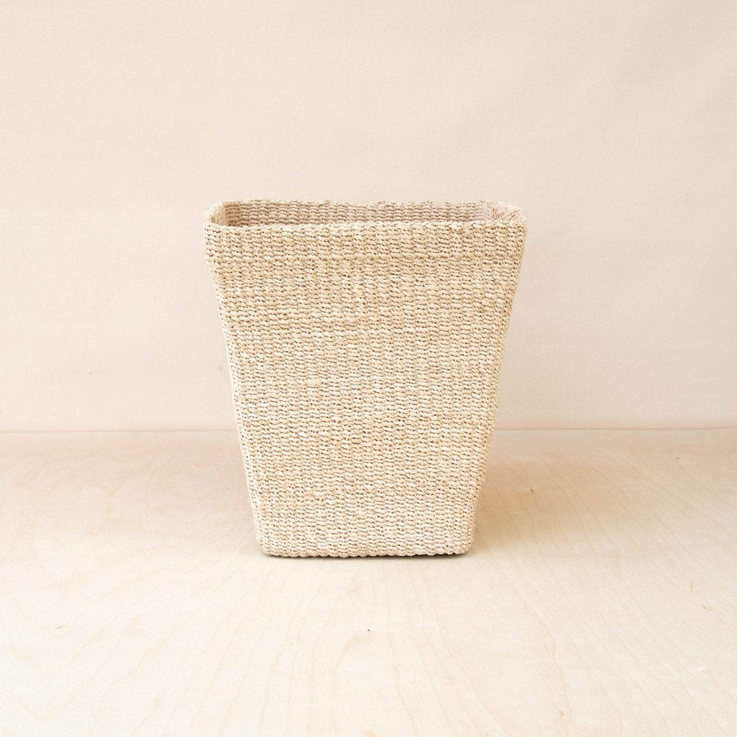 Natural Tapered Square Basket - Floor Basket | LIKHÂ