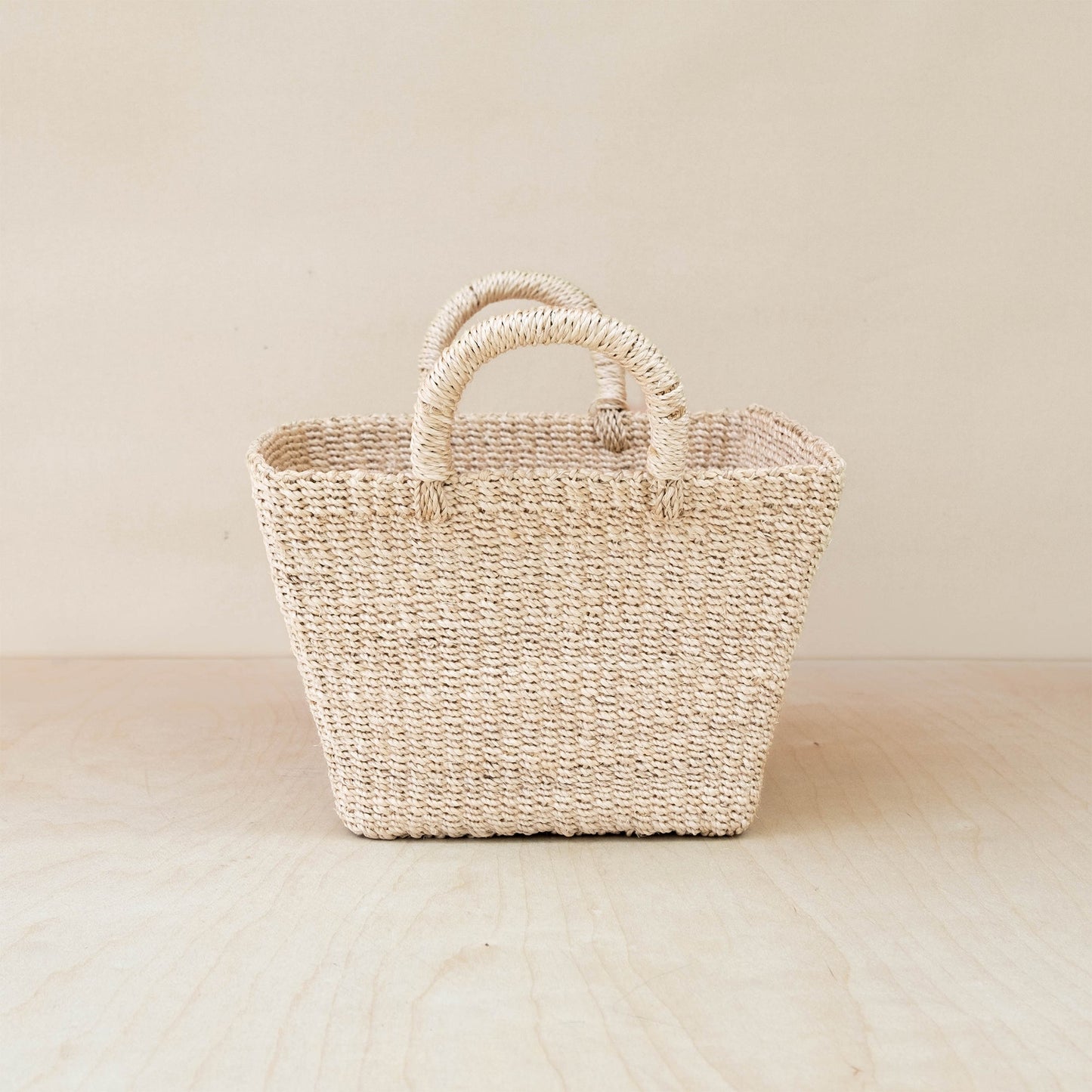 Tapered Square Tabletop Basket - Abaca Basket | LIKHÂ