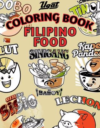 Inside Kapwa Kultural Center - Filipino Food Coloring Book