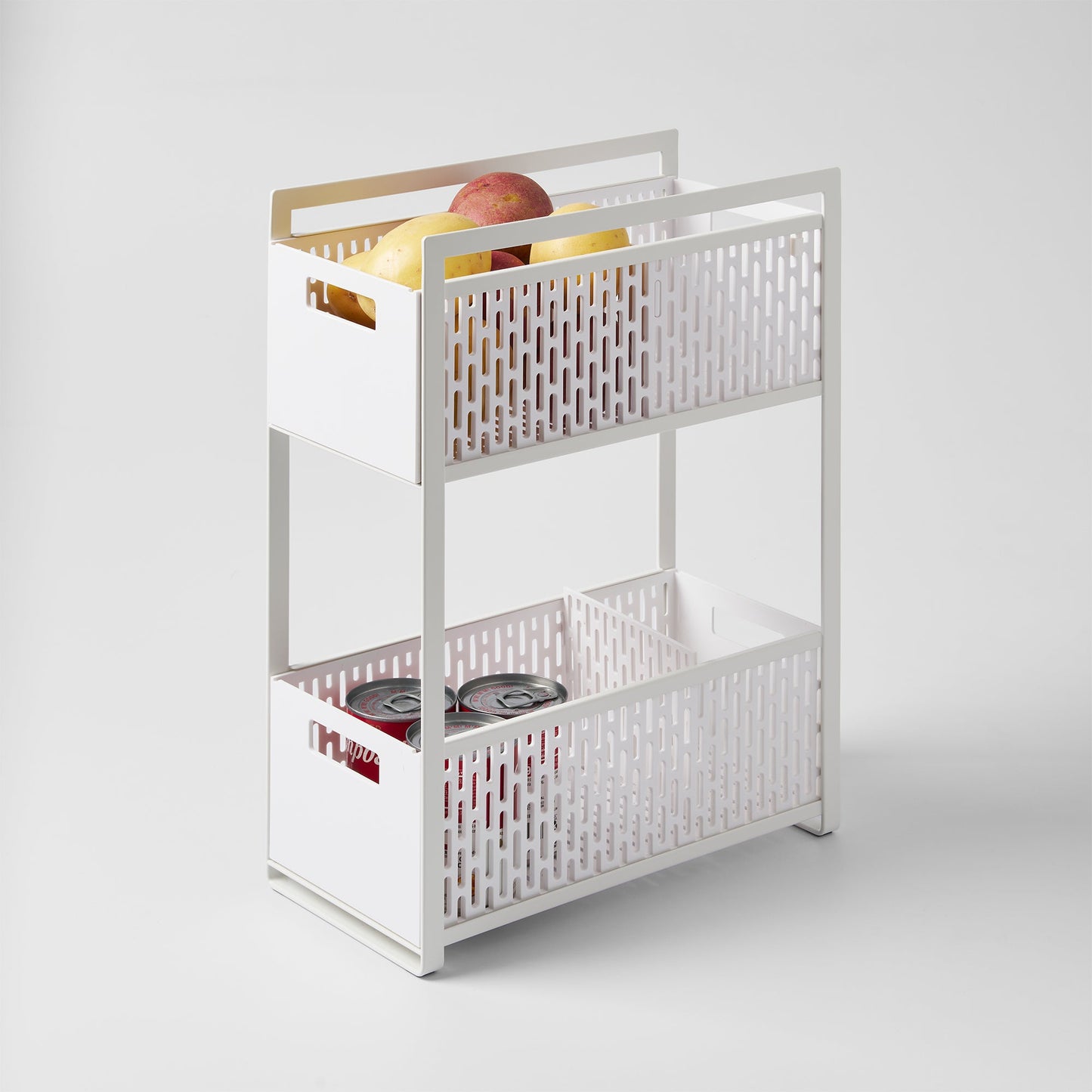 Two-Tier Cabinet Storage Basket