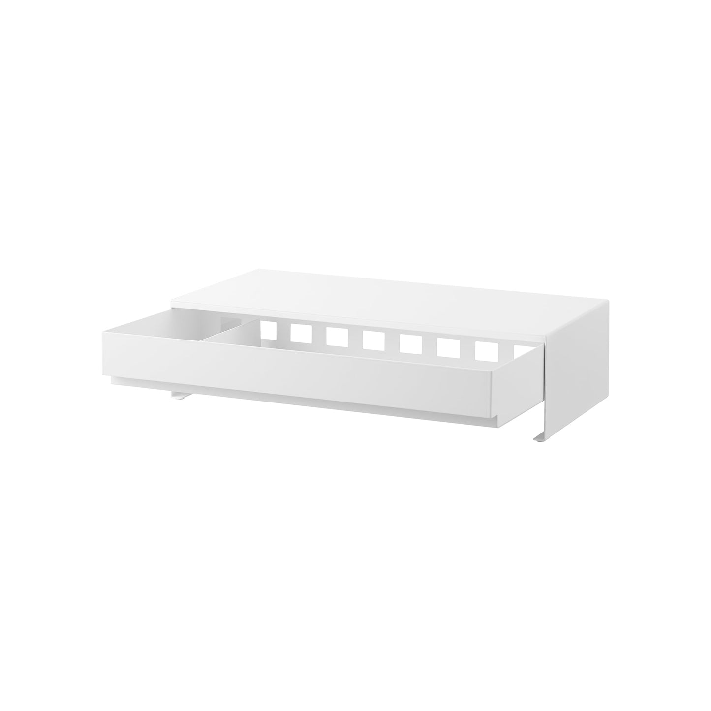 Monitor Stand With Drawer - Steel