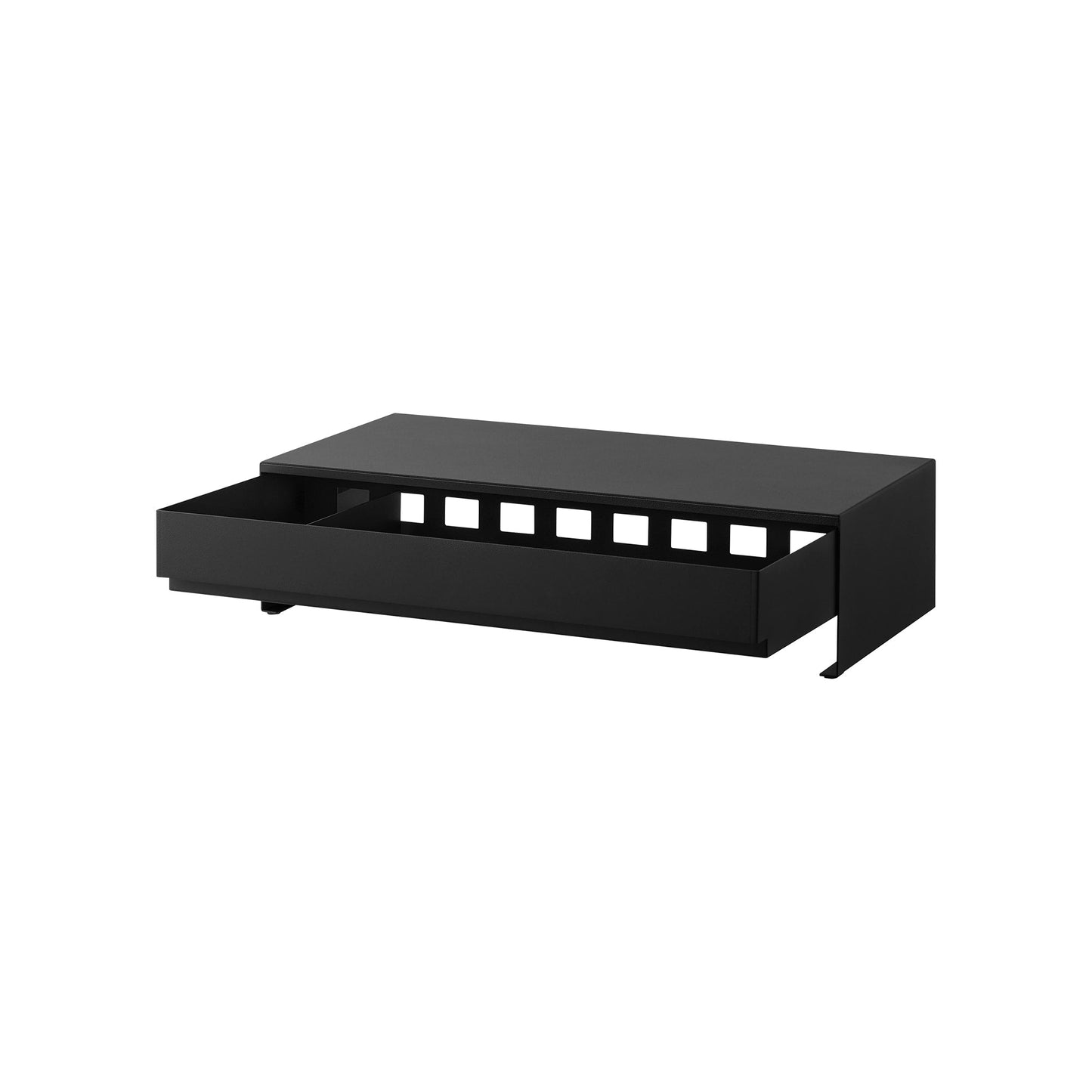 Monitor Stand With Drawer - Steel
