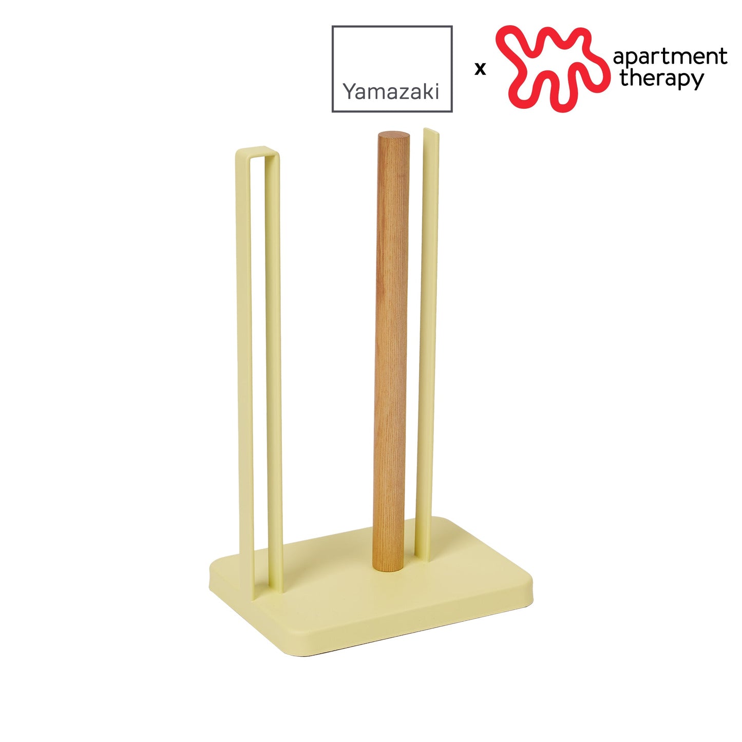 Paper Towel Holder - Steel + Wood