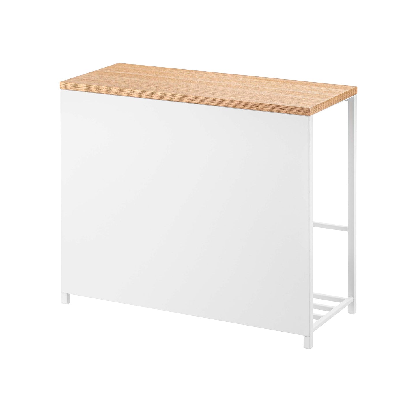 Entryway Storage Organizer & Bench (18" H)  - Steel + Wood