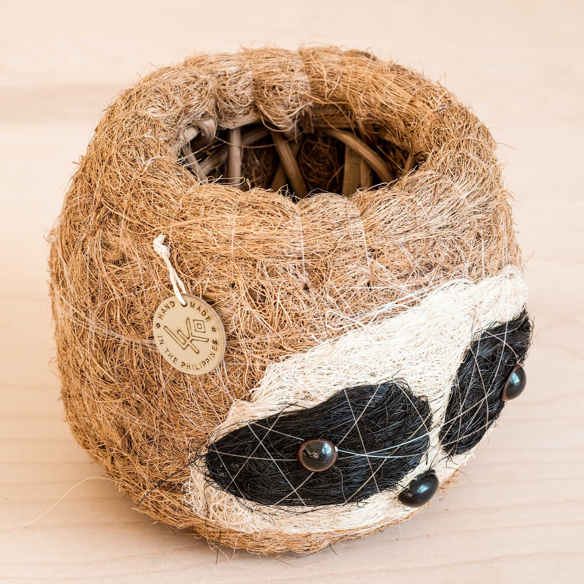 Three-tone Sloth Coco Coir Planter - Handmade Planters | LIKHÂ
