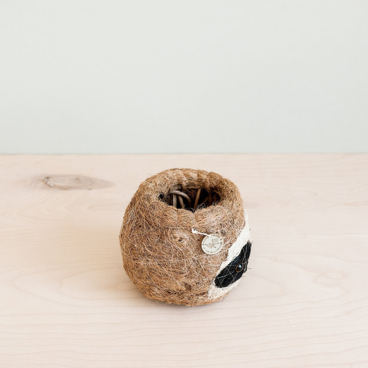Three-tone Sloth Coco Coir Planter - Handmade Planters | LIKHÂ