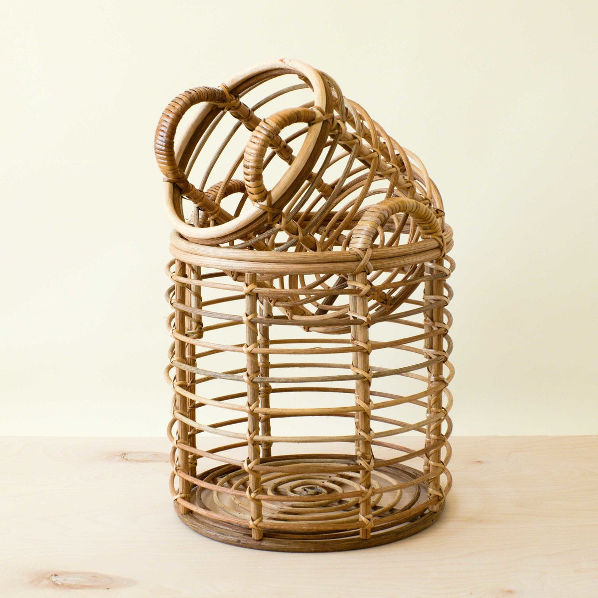 Rattan Cylinder Basket - Storage Baskets, set of 2 | LIKHÂ
