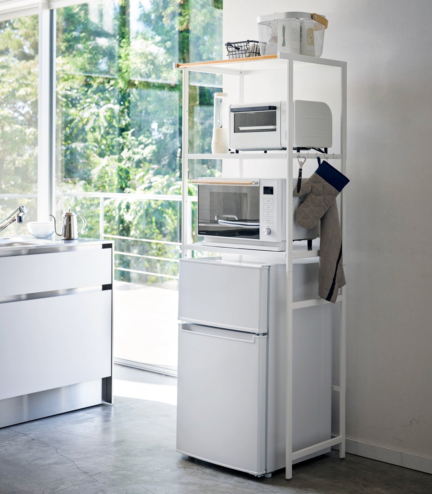 Storage Rack - 67-Inch (Fridge) (67" H)  - Steel