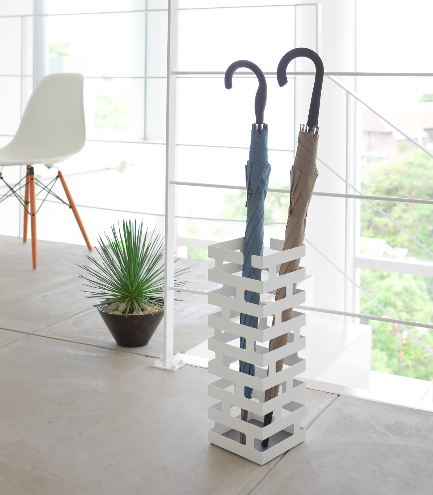 Umbrella Stand - Square - Steel