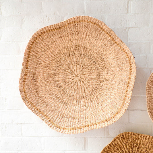 Scallop Wall Baskets, Large - Wall Baskets | LIKHÂ