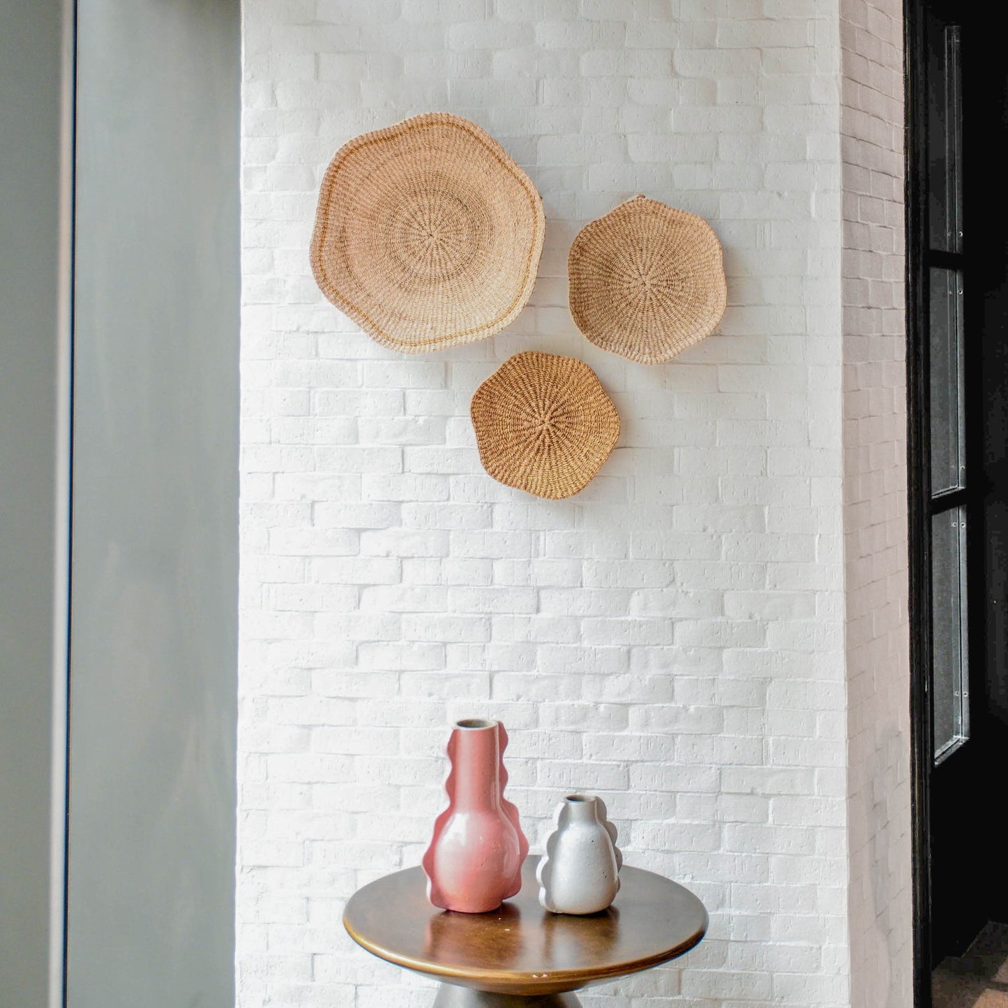 Scallop Wall Baskets, Medium - Wall Baskets | LIKHÂ