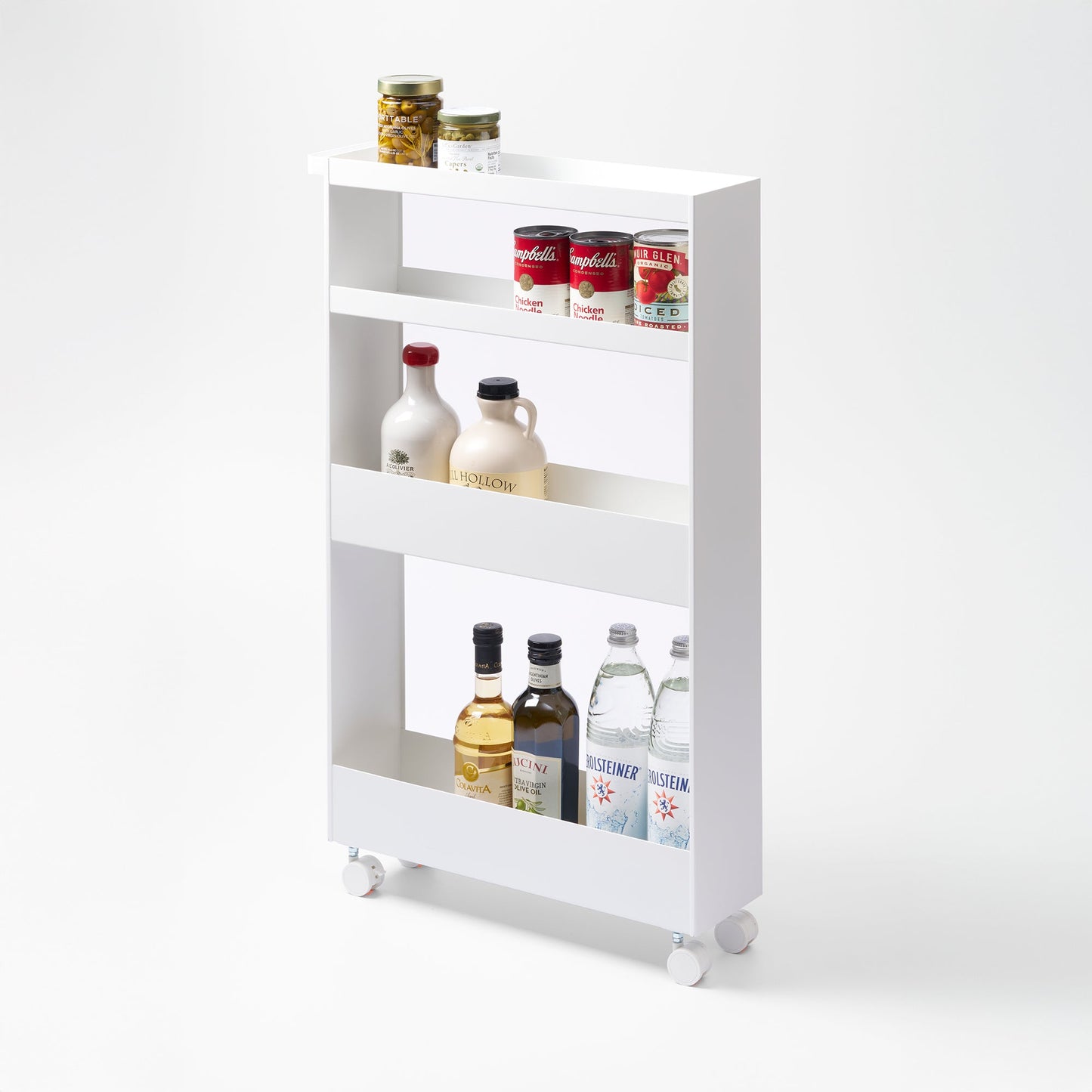 Slim Rolling Wagon (31.7" H)  - Steel